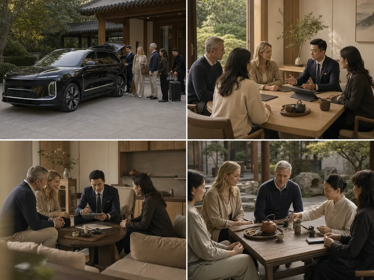 Private group medical travel coordination with premium electric vehicles, bilingual support and group hospitality